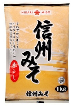 Хікарі яскрава соєва паста Miso Shinshu Shiro 1 кг
