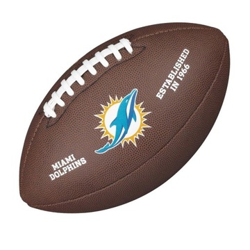 Футбольный мяч Wilson miami dolphins R. 11-13 новый с повреждением