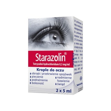 Старазолин глазные капли 0,5 мг/ мл, 10 мл