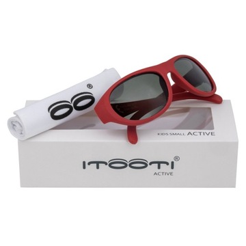 Детские солнцезащитные очки ITOOTI ACTIVE S (0+) красный