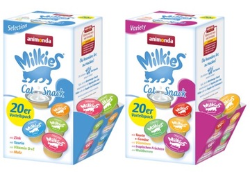Animonda Cat Milkies Selection + Veriety 2x20 шт.
