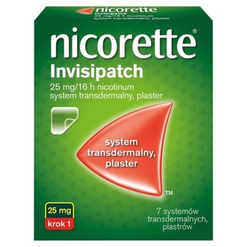 Nicorette Invisipatch патч 25 мг 7 штук