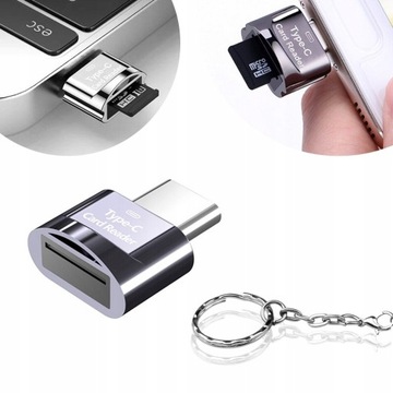 Micro SD TF кард-рідер для USB-C ноутбук смартфон