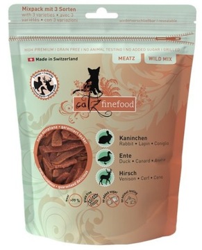 Catz Finefood Meatz Wild Mix кролик, качка, олень