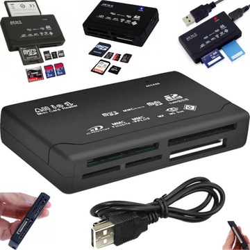 Высокоскоростное универсальное устройство чтения карт памяти USB SD SDHC SDXC MICRO MS CF XD M2