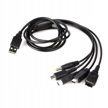 5in1 USB зарядное устройство кабель для PSP Nintendo