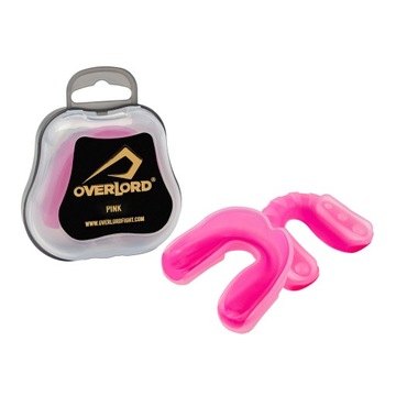 Захист щелепи + коробка Overlord GEL pink OS