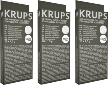 3x чистящие таблетки для Krups xs3000