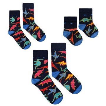 Набір з 3 пар барвистих шкарпеток для всієї родини!