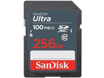 Карта памяти SanDisk Ultra 256GB U1 C10 SDXC
