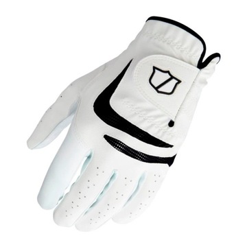 Перчатки для гольфа Wilson Grip Plus, мод. 2025, мужской размер M, белый