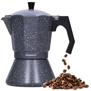 Кавоварка еспресо Klausberg 450ml-кавоварка для 9 чашок кави