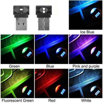Мини USB LED RGB окружающего освещения атмосфера и