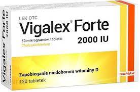 Vigalex Forte 2000 IU, 120 табл иммунитет D3 препарат
