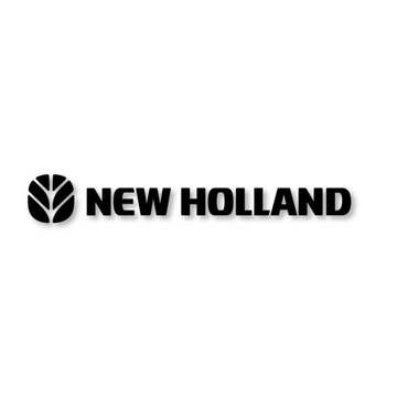 Наклейка напис NEW HOLLAND для 75 см 2 шт чорний