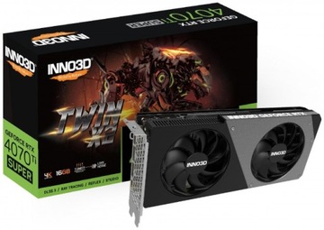 Відеокарта Inno3D GeForce RTX 4070 Ti SUPER Twin X2 16GB GDDR6X DLSS 3