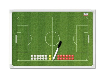 Тактическая доска для футбола 30x45 см с ручкой и магнитами