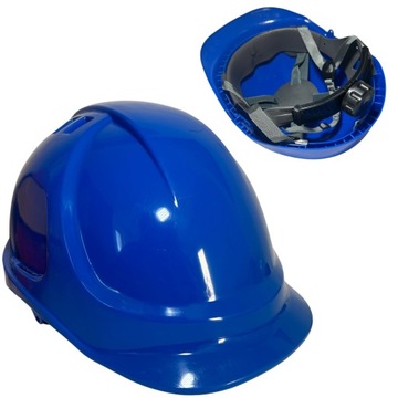 Защитный шлем строительный шлем легкий регулируемый синий 53-63 см