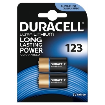 DURACELL CR123A Ultra 2шт блістер