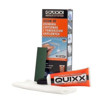QUIXX набор для удаления царапин пластик акрил и плексиглас