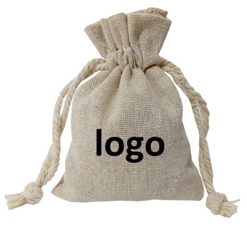 Натуральный мешок 10x13 печать логотипа фото