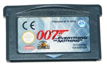 007 The Everything or Nothing-Game boy Advance.