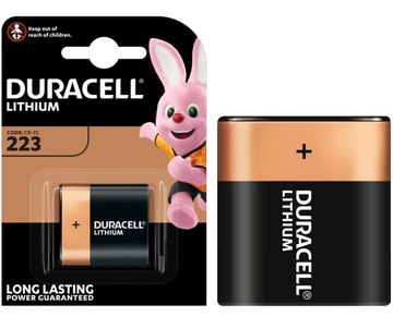 1x Duracell ультра 223 CRP2 литиевая батарея