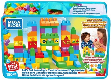 FVJ49 MEGA BLOKS БУДІВЕЛЬНІ БЛОКИ СУМКА 150EL ЧАС НАВЧАННЯ