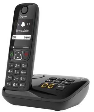 Gigaset AS690A беспроводной телефон черный домашний стационарный
