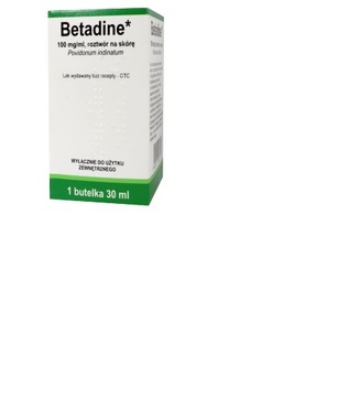 Бетадин 100 мг/мл раствор для кожи 30 мл (импорт)