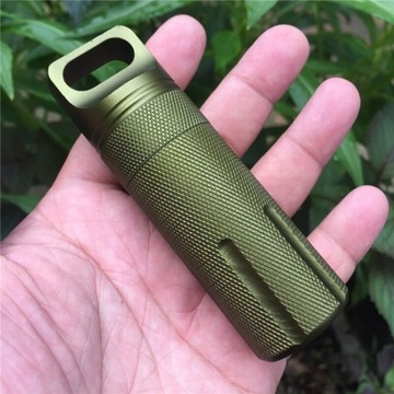 Capsule Survival Seal Pill Box EDC Waterproof Hike