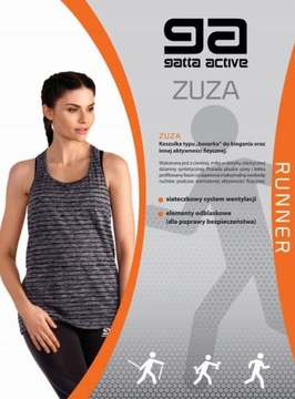 GATTA Top FITNESS ZUZA S / M Grey