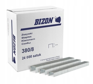 Скобы для обивки Bizon 380/8 (12 000 шт.)