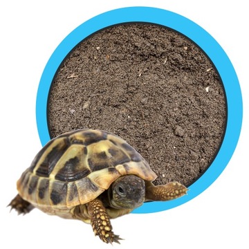 Черепаха террариум земля для черепахи Testudo Soil Baby 10 л