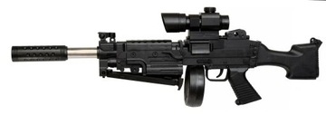 M4A1 карабін ASG 6 мм ОКР. маг. лазерний пістолет дробовик подарунок