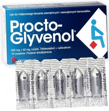 Procto-Glyvenol супозиторії від геморою 10 шт.