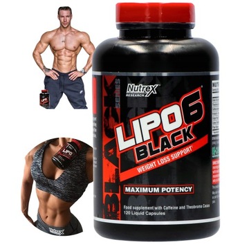 Жиросжигатель мощный fat extreme burner Nutrex LIPO 6 BLACK 120KAP USA