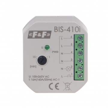Бистабильное реле 230V F & F BIS-410-LED