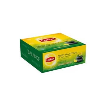 Липтон зеленый цитрусовый чай 100 конвертов