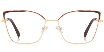 Солнцезащитные очки Bv94 минималистичные кошачьи глаза / Minimalist Cat Eyes Brown