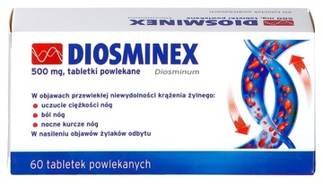 ДИОСМИНЕКС 500 мг диосмин варикозное расширение вен 60 таблеток