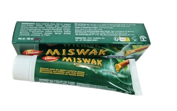 Зубна паста Dabur Miswak Whitening-відбілююча 100 мл без фтору