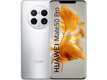 Смартфон Huawei Mate 50 Pro 8 - 256GB сріблястий