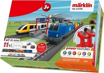 Железная дорога Märklin My World Premium с 2 электричками 29343