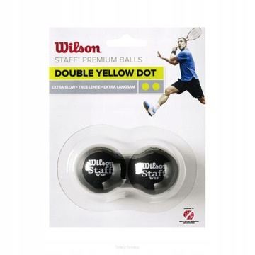 Wilson Staff Premium squash balls две точки желтый