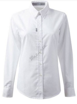 Оксфордская женская белая рубашка с длинным рукавом GILL 12