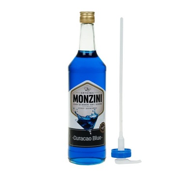 Monzini сироп для напоїв зі смаком Кюрасао з насосом