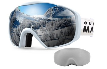 ЛЫЖНЫЕ ОЧКИ OUTDOORMASTER OTG ANTI FOG VLT 9,4% UV 400 + СУМКА