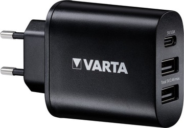 Зарядное устройство VARTA 2 x USB 1XUSB C PREMIUM в