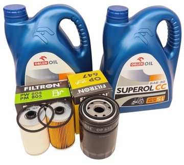 Масло SUPEROL SAE30 10L + фільтри FILTRON для URSUS C330 C335 C360 C362 C385L